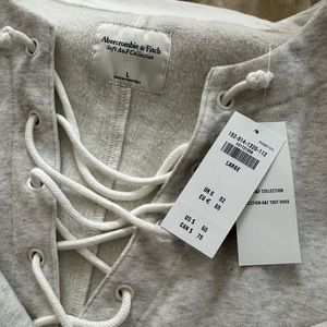Abercrombie & Fitch Lace Up Pullover
